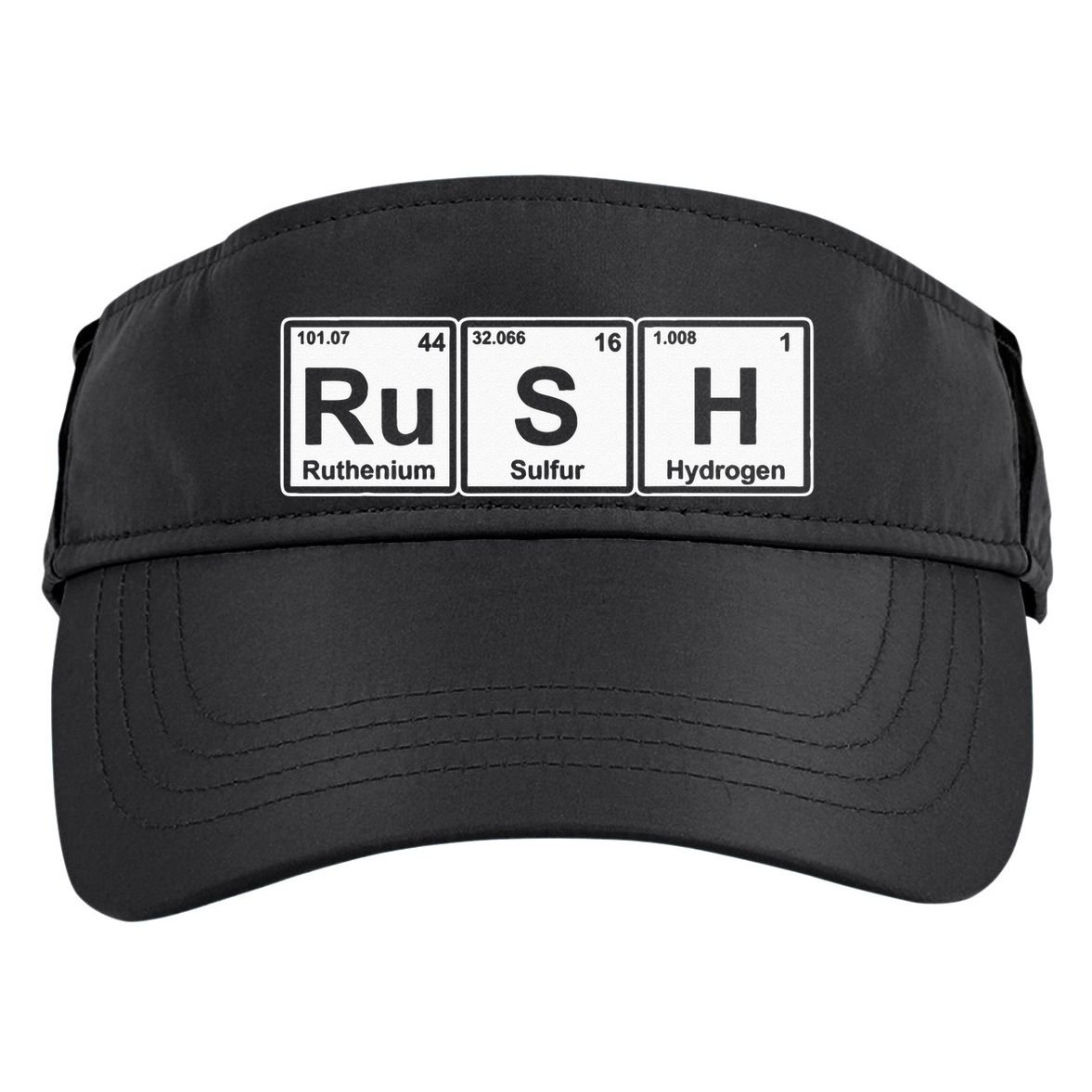 Rush (Ru S H) Periodic Table Elements Adult Drive Performance Visor