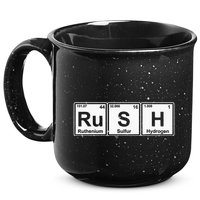 Rush (Ru S H) Periodic Table Elements 15oz Campfire Ceramic Mug