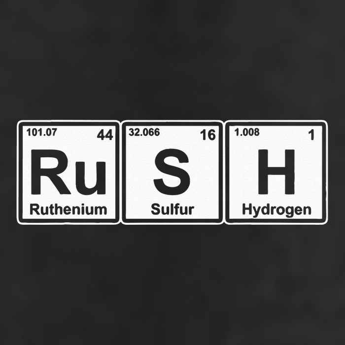 Rush (Ru S H) Periodic Table Elements 15oz Campfire Ceramic Mug