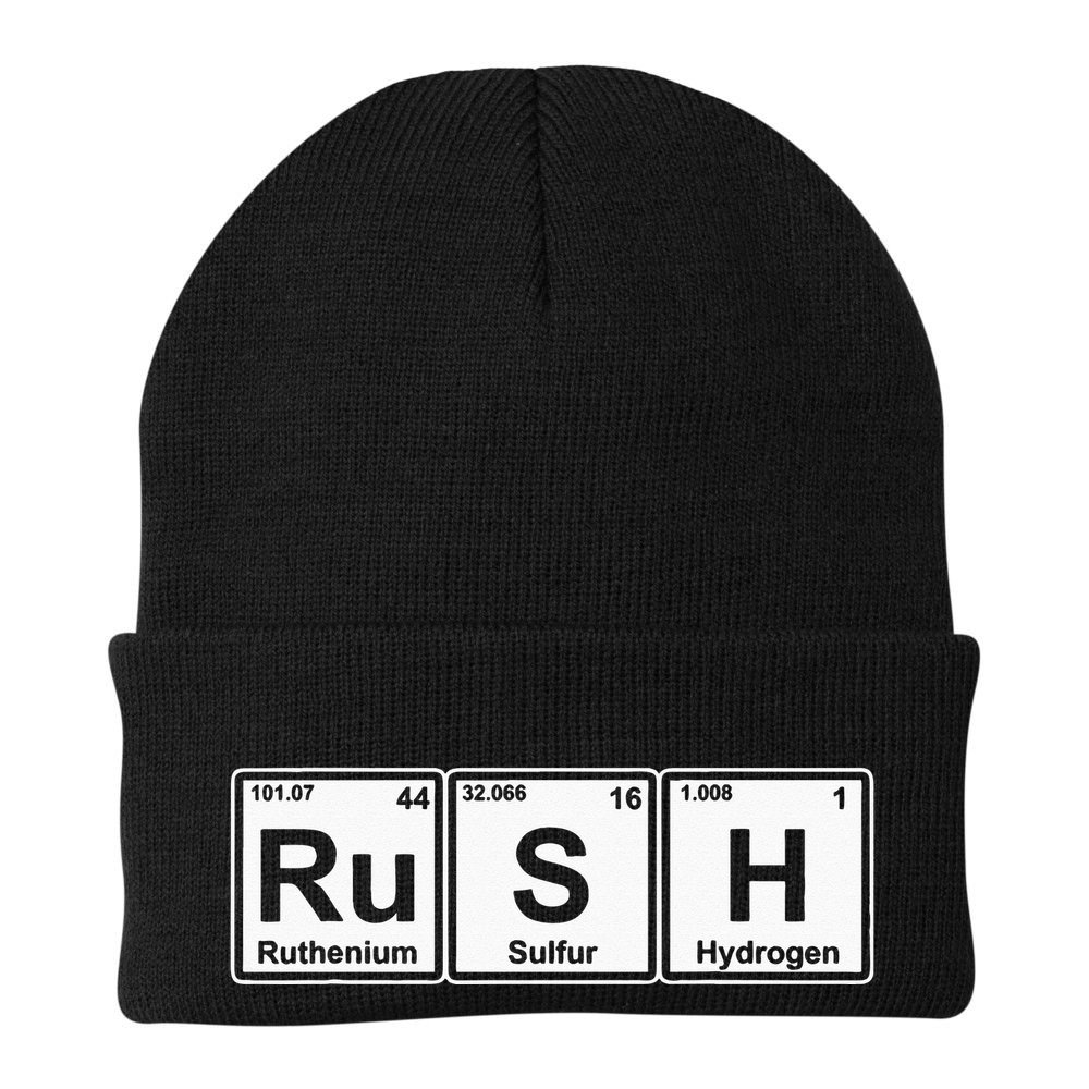Rush (Ru S H) Periodic Table Elements Beanie