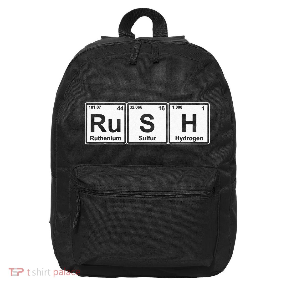 Rush (Ru S H) Periodic Table Elements 16 in Basic Backpack