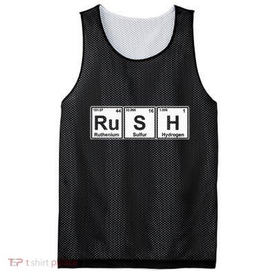 Rush (Ru S H) Periodic Table Elements Mesh Reversible Basketball Jersey Tank