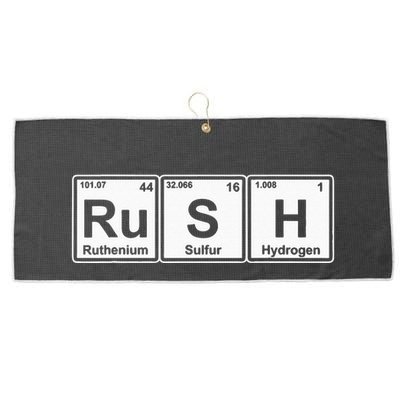 Rush (Ru S H) Periodic Table Elements Large Microfiber Waffle Golf Towel