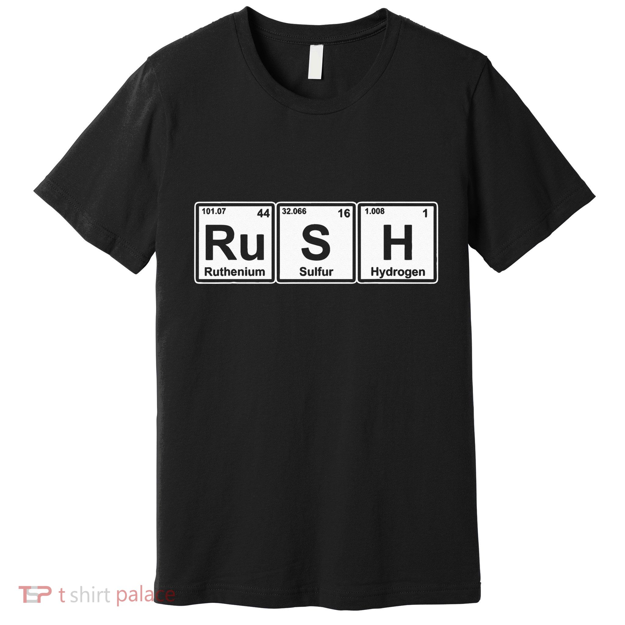 Rush (Ru S H) Periodic Table Elements Premium T-Shirt