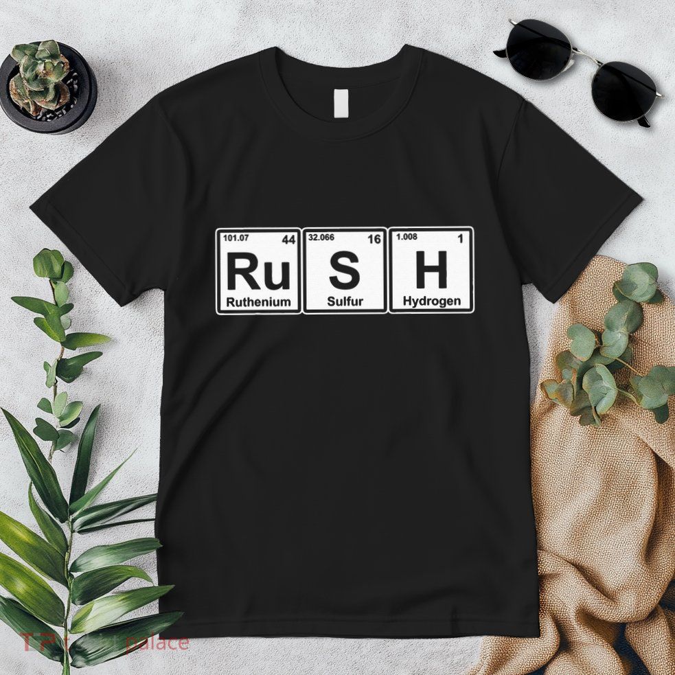 Rush (Ru S H) Periodic Table Elements Premium T-Shirt