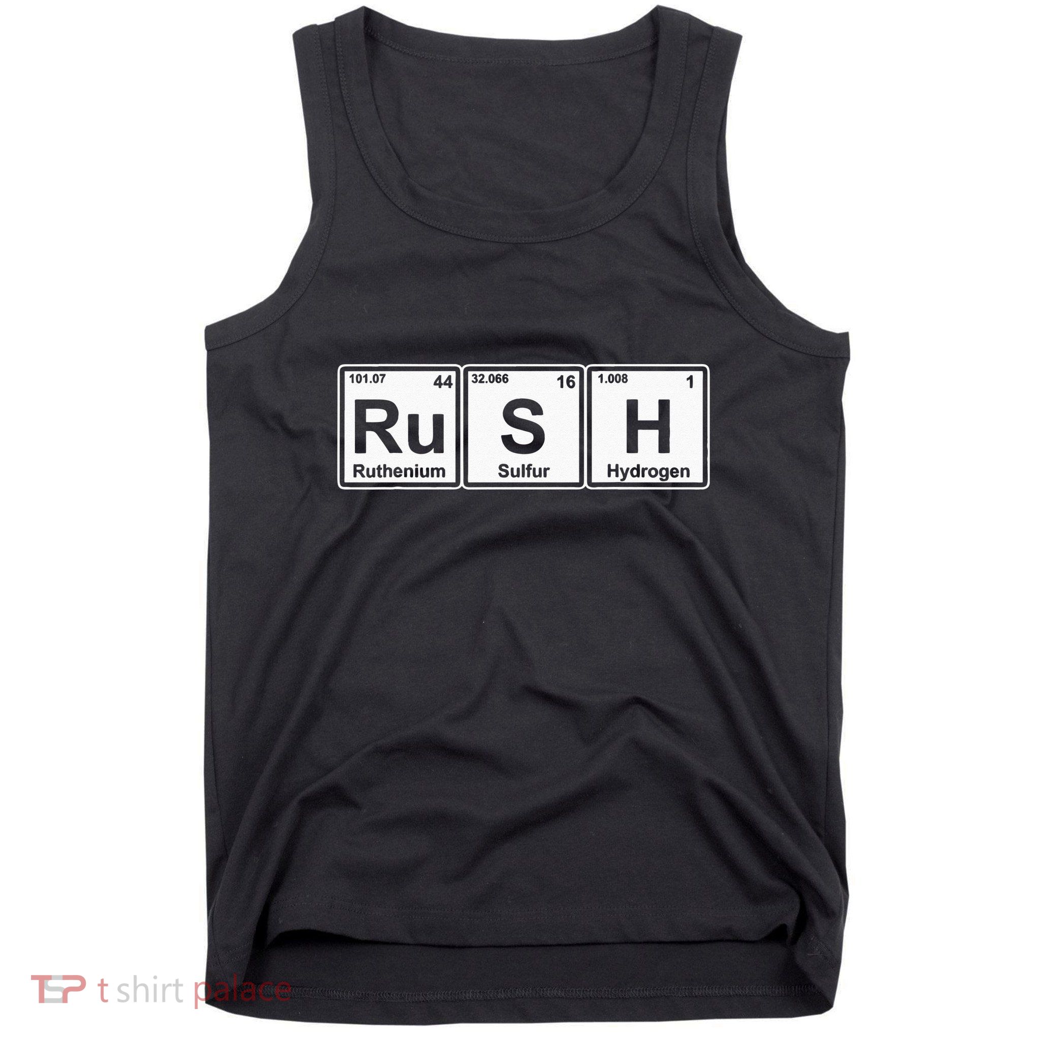 Rush (Ru S H) Periodic Table Elements Tank Top