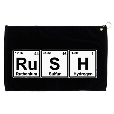 Rush (Ru S H) Periodic Table Elements Grommeted Golf Towel