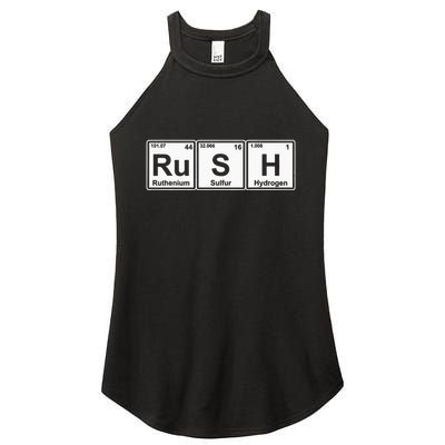 Rush (Ru S H) Periodic Table Elements Women's Perfect Tri Rocker Tank