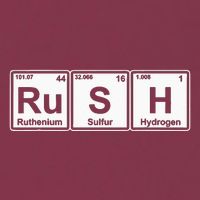 Rush (Ru S H) Periodic Table Elements 16oz Travel Tumbler
