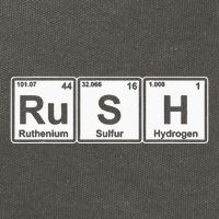 Rush (Ru S H) Periodic Table Elements Cotton Canvas Backpack