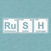 Rush (Ru S H) Periodic Table Elements Sueded Cloud Jersey T-Shirt