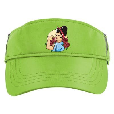 Rockabilly Rosie Strong Adult Drive Performance Visor