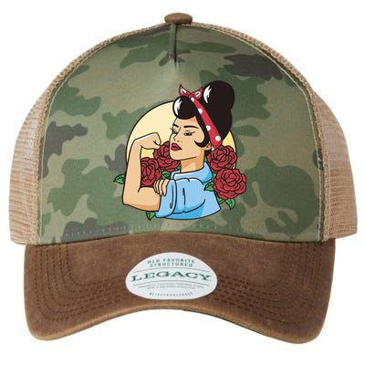 Rockabilly Rosie Strong Legacy Tie Dye Trucker Hat