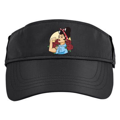 Rockabilly Rosie Strong Adult Drive Performance Visor