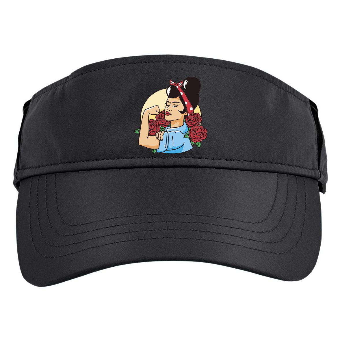 Rockabilly Rosie Strong Adult Drive Performance Visor