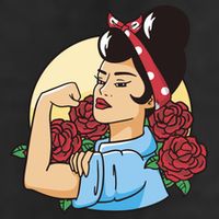 Rockabilly Rosie Strong Adult Drive Performance Visor