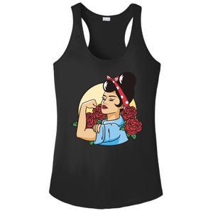 Rockabilly Rosie Strong Ladies PosiCharge Competitor Racerback Tank