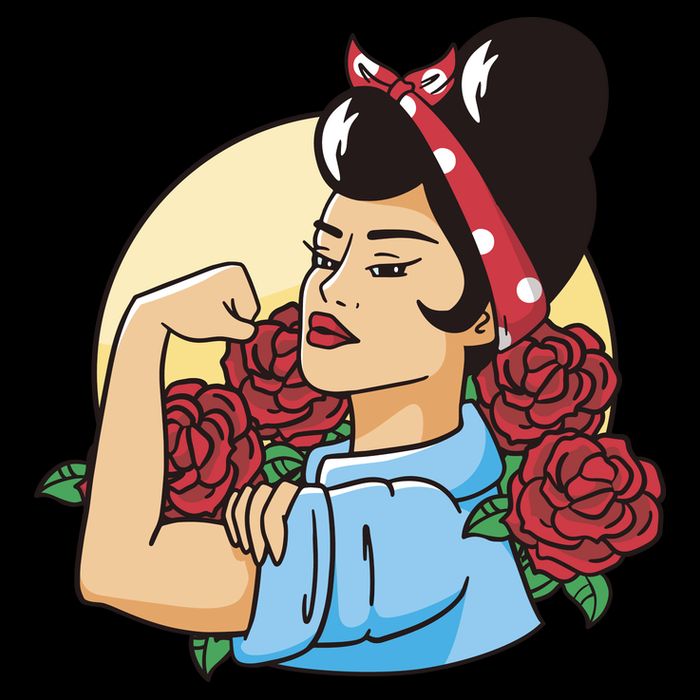 Rockabilly Rosie Strong Youth Performance Sprint T-Shirt