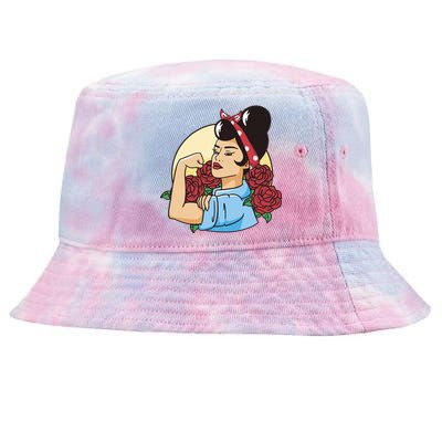 Rockabilly Rosie Strong Tie-Dyed Bucket Hat