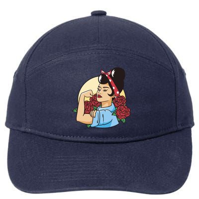 Rockabilly Rosie Strong 7-Panel Snapback Hat