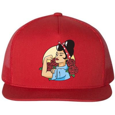 Rockabilly Rosie Strong Flatbill Hat