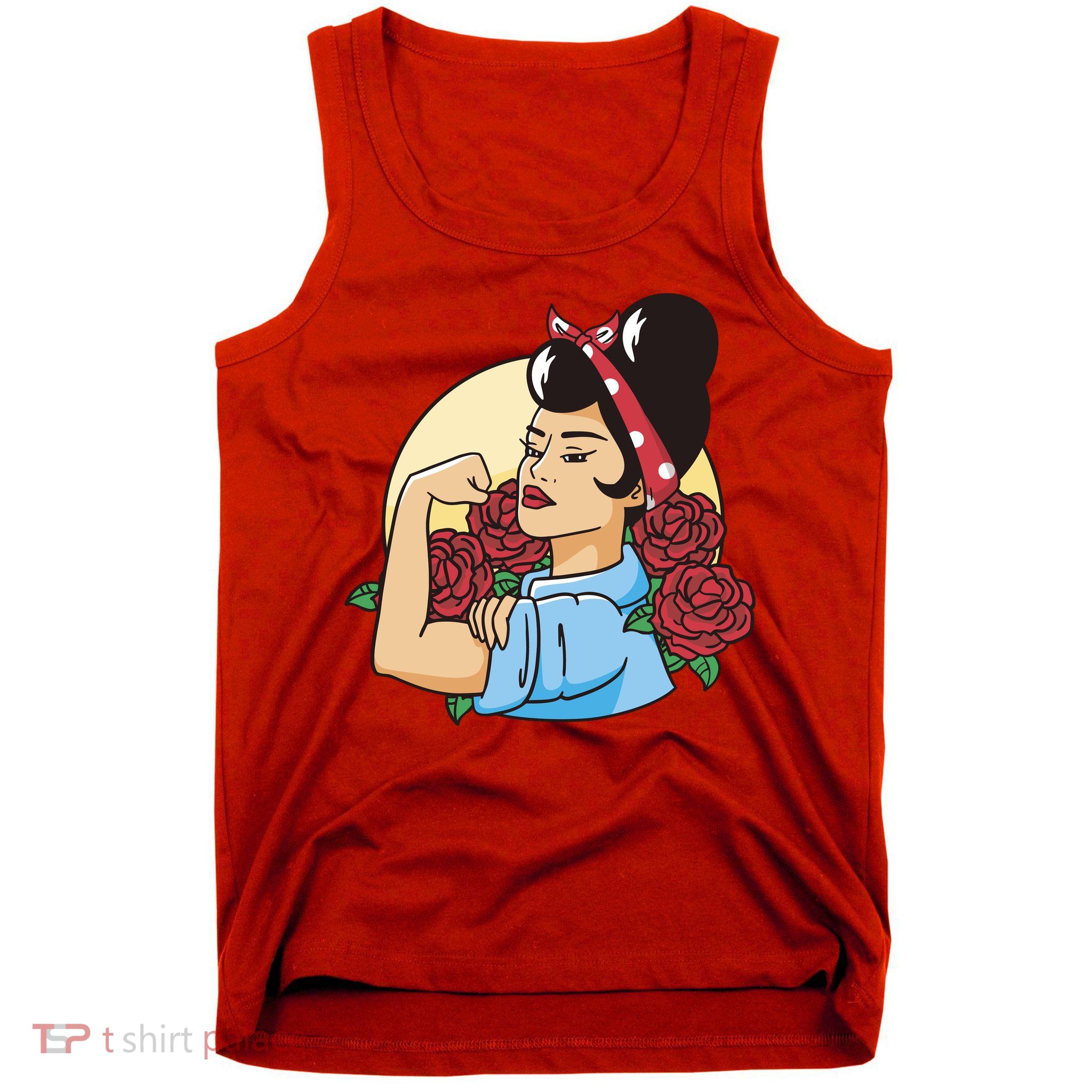 Rockabilly Rosie Strong Tank Top