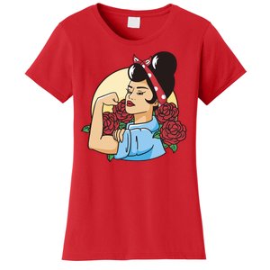 Rockabilly Rosie Strong Women's T-Shirt