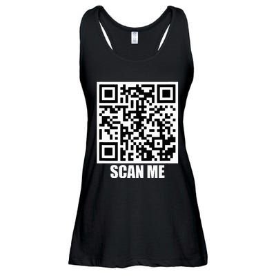 Rick Roll Scan Me Ladies Essential Flowy Tank