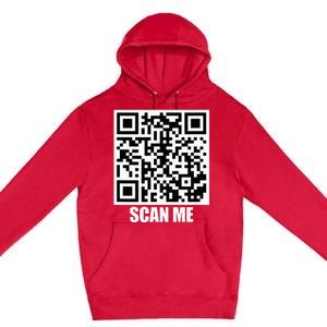 Rick Roll Scan Me Premium Pullover Hoodie