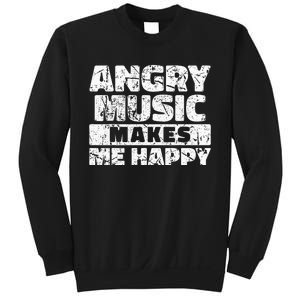 Rockn Roll Saying Heavy Hard Rock Music Fan Sweatshirt