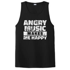 Rockn Roll Saying Heavy Hard Rock Music Fan PosiCharge Competitor Tank