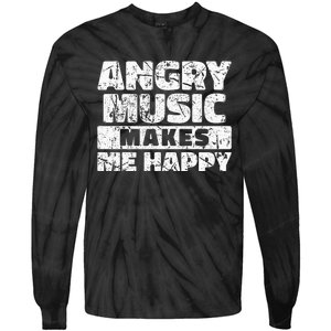 Rockn Roll Saying Heavy Hard Rock Music Fan Tie-Dye Long Sleeve Shirt