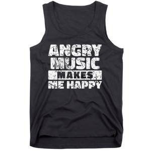 Rockn Roll Saying Heavy Hard Rock Music Fan Tank Top