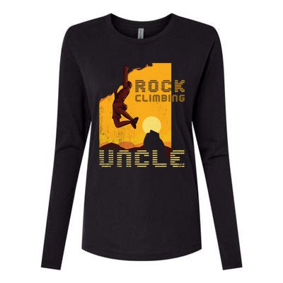 Retro Rockclimbing Sunset Rockclimbing Uncle Gift Womens Cotton Relaxed Long Sleeve T-Shirt