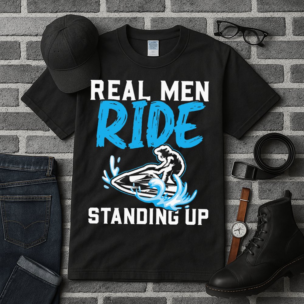 Real Ride Stand Up Jet Ski Tall T-Shirt