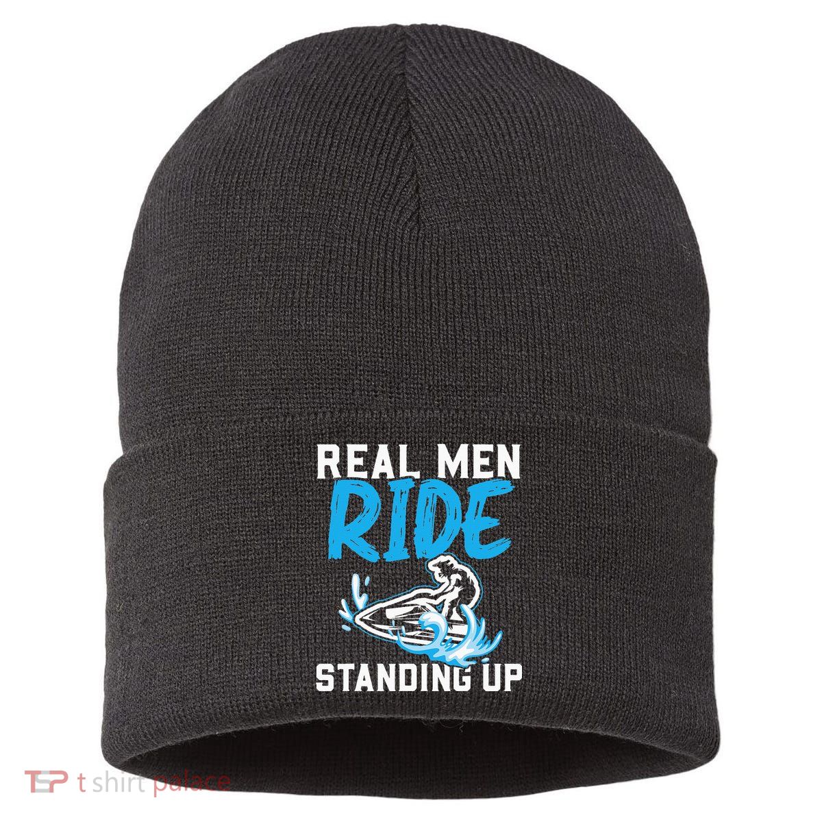 Real Ride Stand Up Jet Ski Sustainable Knit Beanie