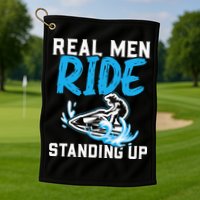 Real Ride Stand Up Jet Ski Golf Towel