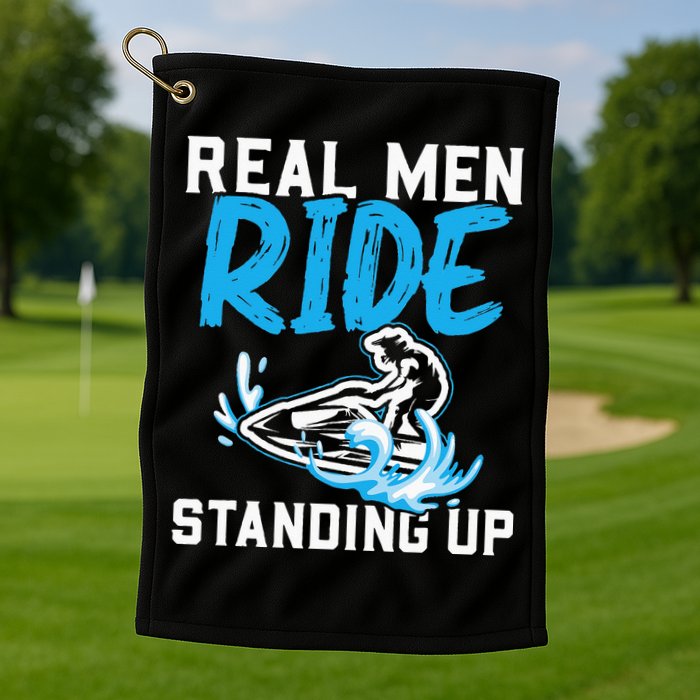 Real Ride Stand Up Jet Ski Golf Towel