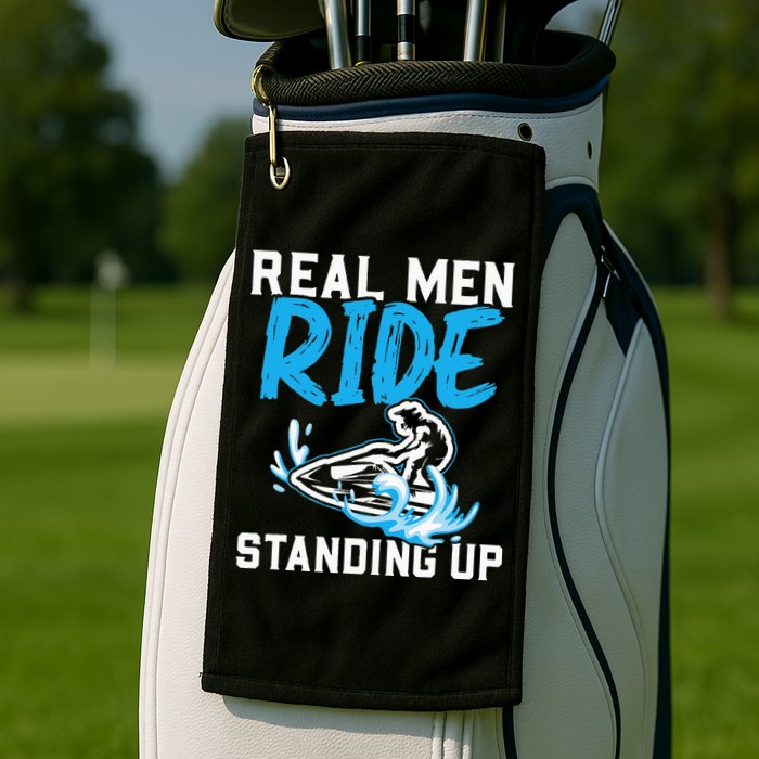 Real Ride Stand Up Jet Ski Golf Towel