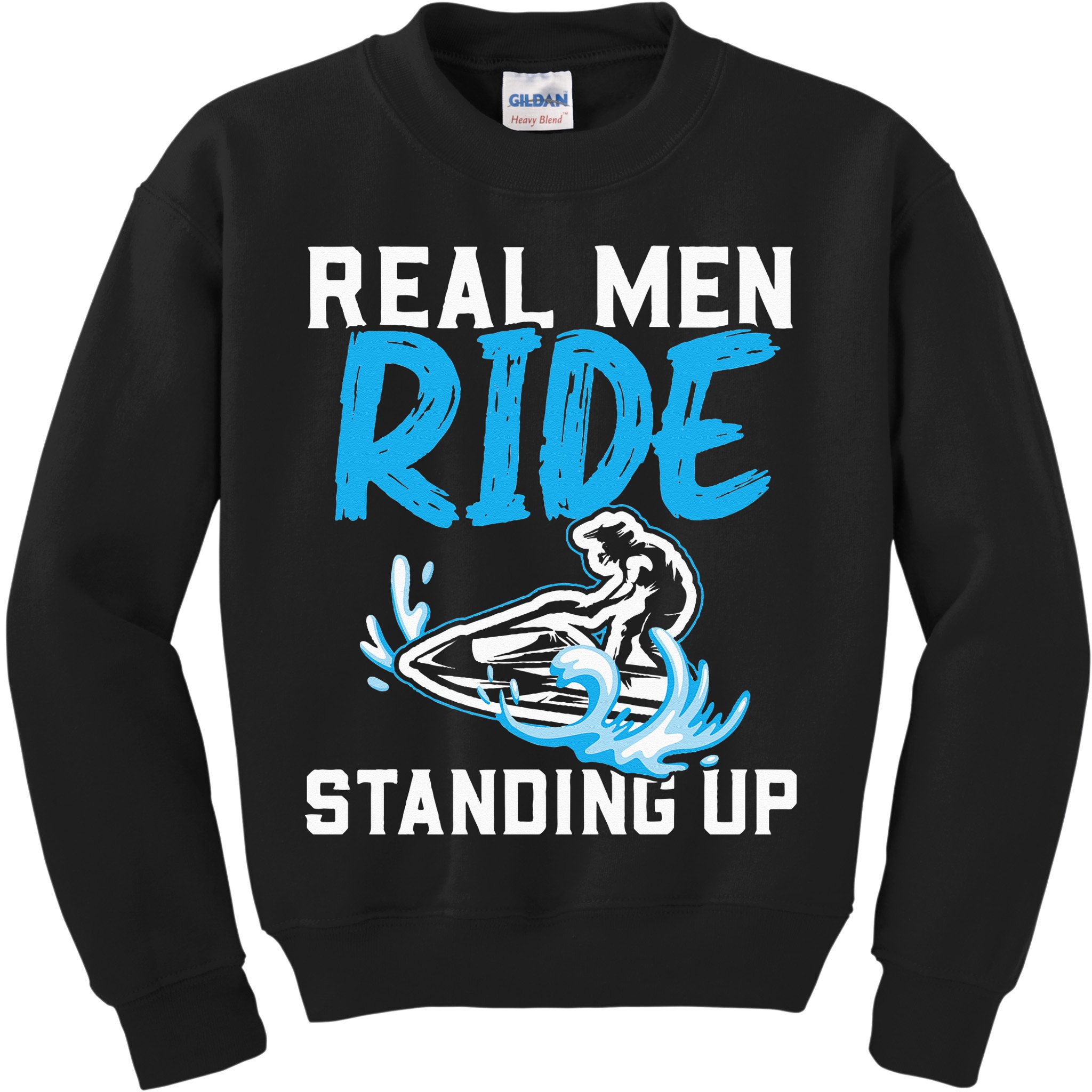 Real Ride Stand Up Jet Ski Kids Sweatshirt