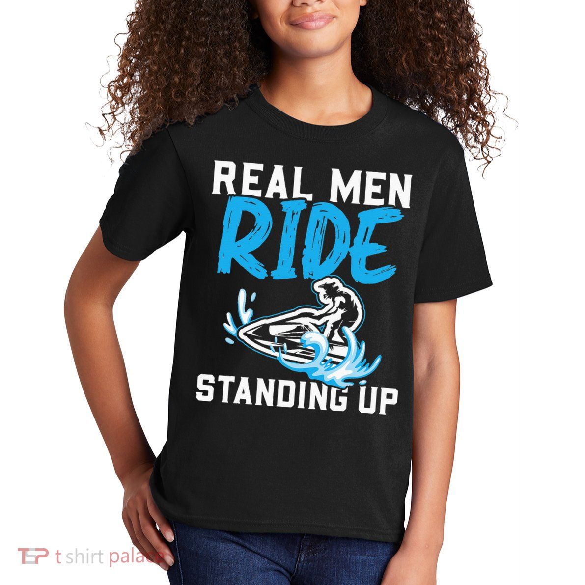 Real Ride Stand Up Jet Ski Kids T-Shirt