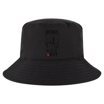 Resist Resistance Statue Of Liberty Hands Off Protest Cool Comfort Performance Bucket Hat