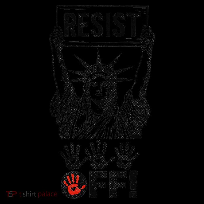 Resist Resistance Statue Of Liberty Hands Off Protest Impact Tech Backpack