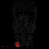 Resist Resistance Statue Of Liberty Hands Off Protest 16 in Basic Backpack