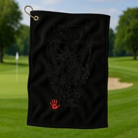 Resist Resistance Statue Of Liberty Hands Off Protest Golf Towel