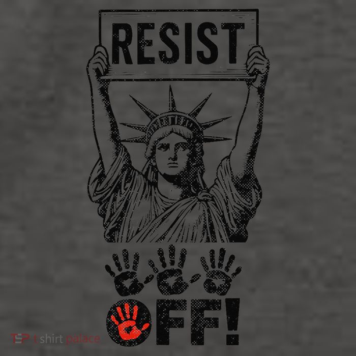 Resist Resistance Statue Of Liberty Hands Off Protest Vector Backpack