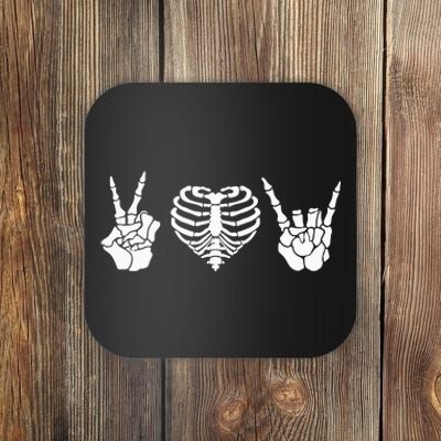 Rock & Roll Skeleton Hand Halloween Music Concert Costume Coaster