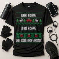 Retro Rocket Soccer Game What A Save Chat Disabled Vintage Performance Shirt