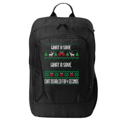 Retro Rocket Soccer Game What A Save Chat Disabled Vintage City Backpack