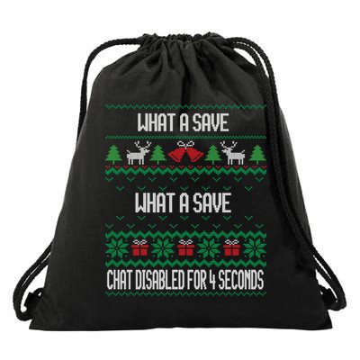 Retro Rocket Soccer Game What A Save Chat Disabled Vintage Drawstring Bag